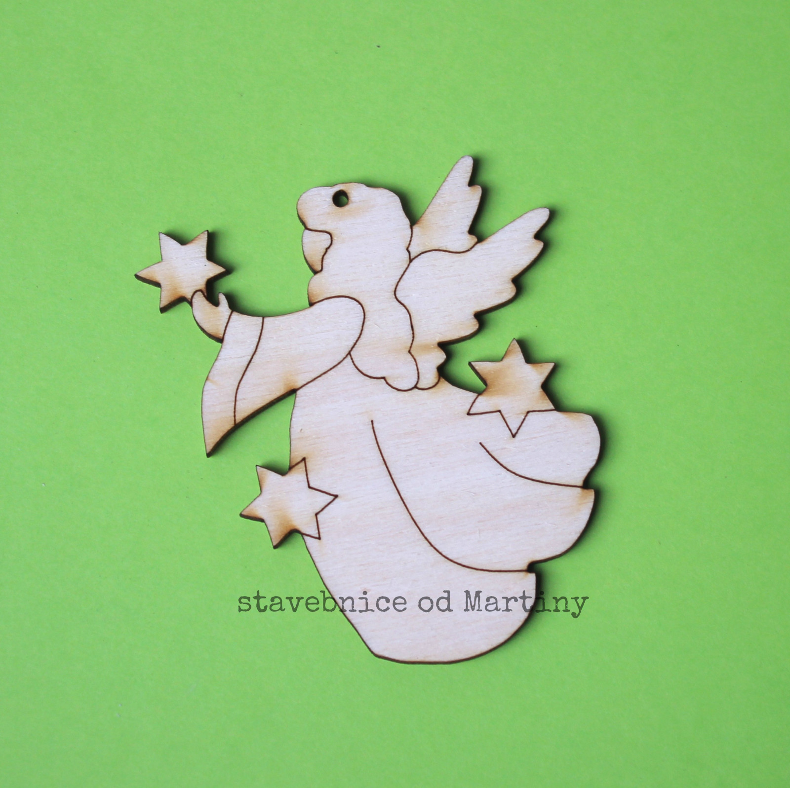 Andílek s hvězdičkami (sada 3 ks)