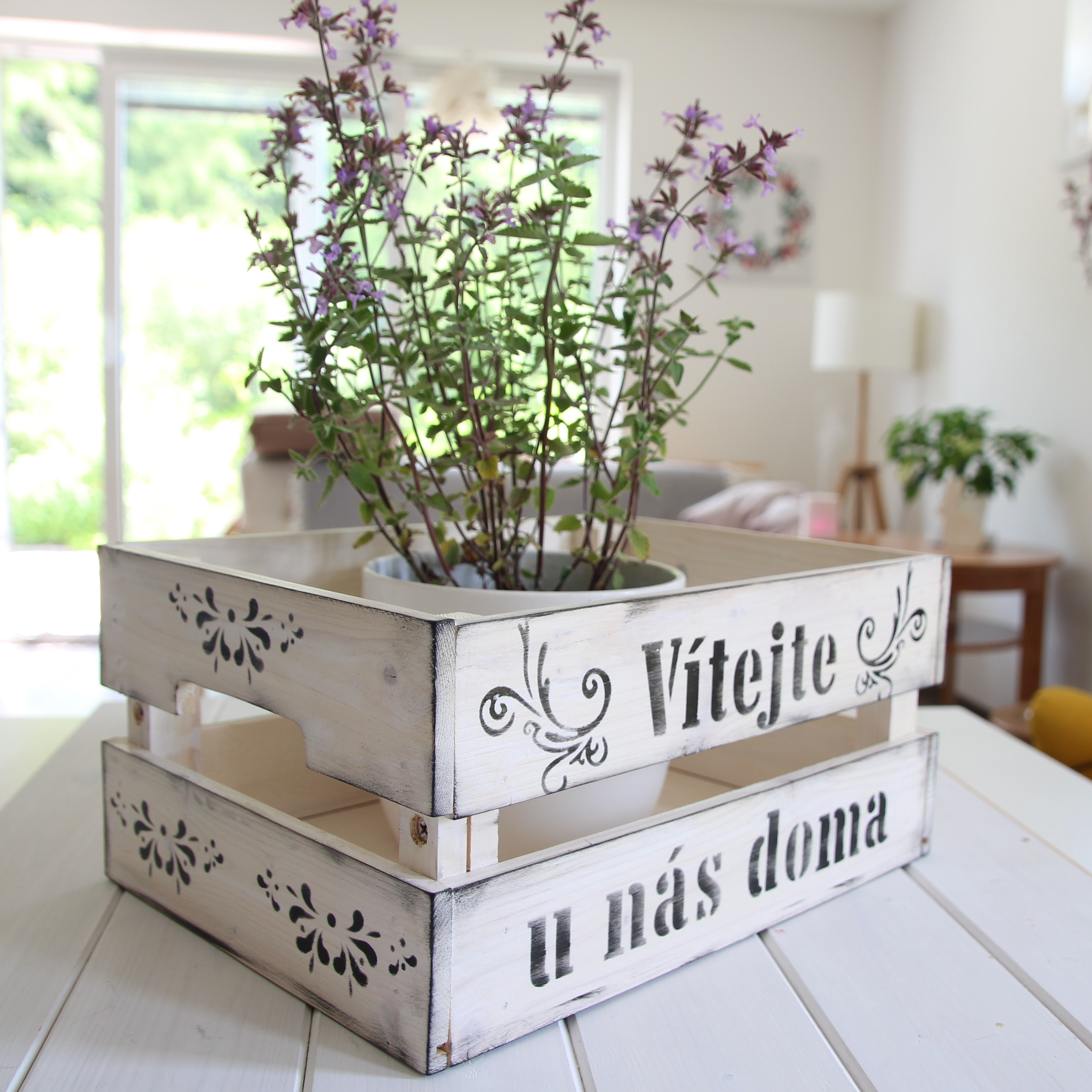 Bedýnka "vítací" s nápisem