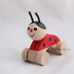 Dřevěné zvířátko - Beruška