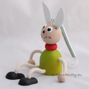Zvířátko na pružině - Zajíček