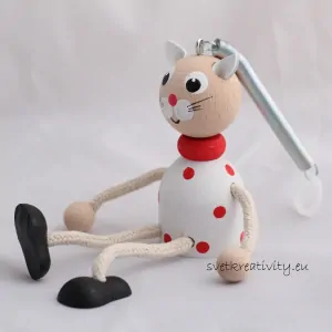 Zvířátko na pružině - Kočička