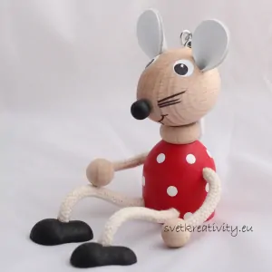 Zvířátko na pružině - Myška