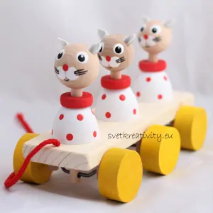 Tahací zvířátka - Kočičky