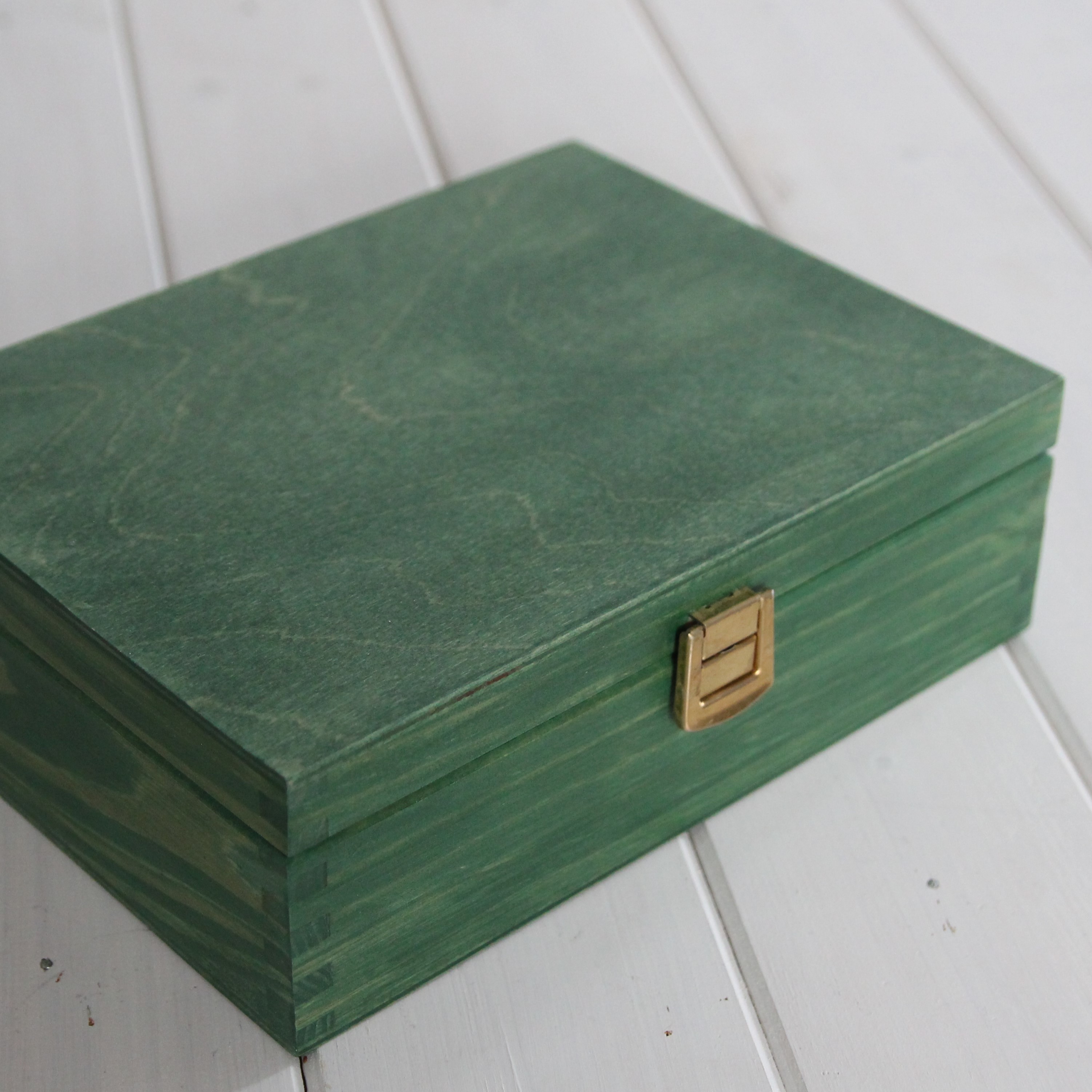 Krabička Tmavě zelená