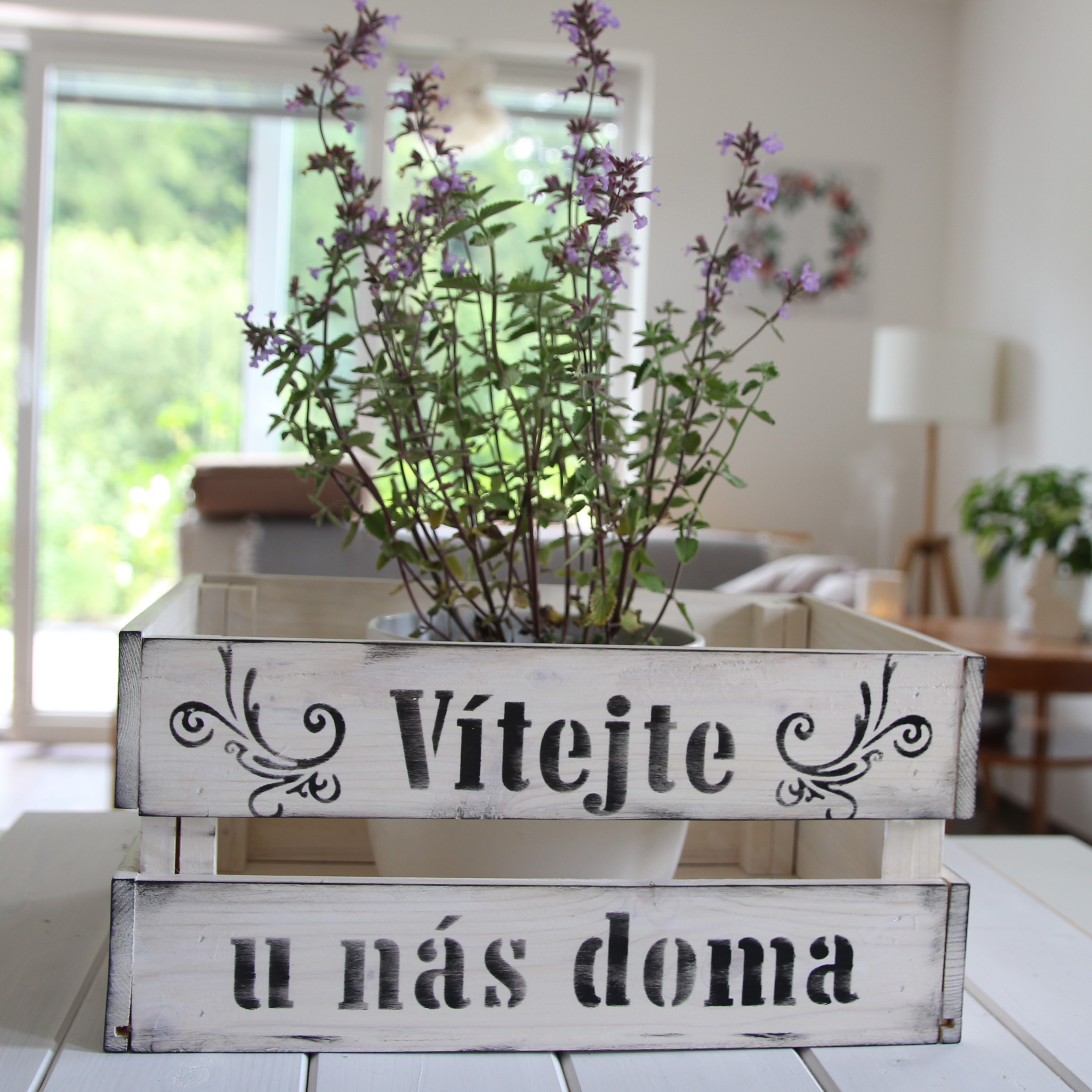 Bedýnka "vítací" s nápisem