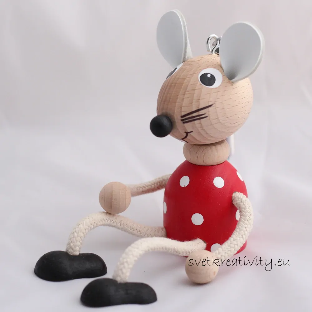 Zvířátko na pružině - Myška