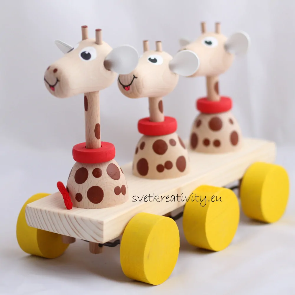 Tahací zvířátka - Žirafky