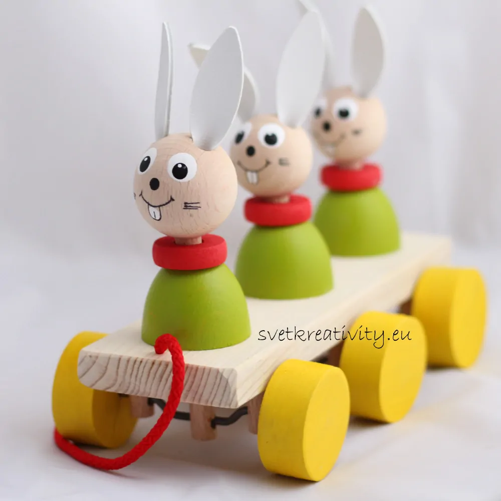 Tahací zvířátka - Zajíčci