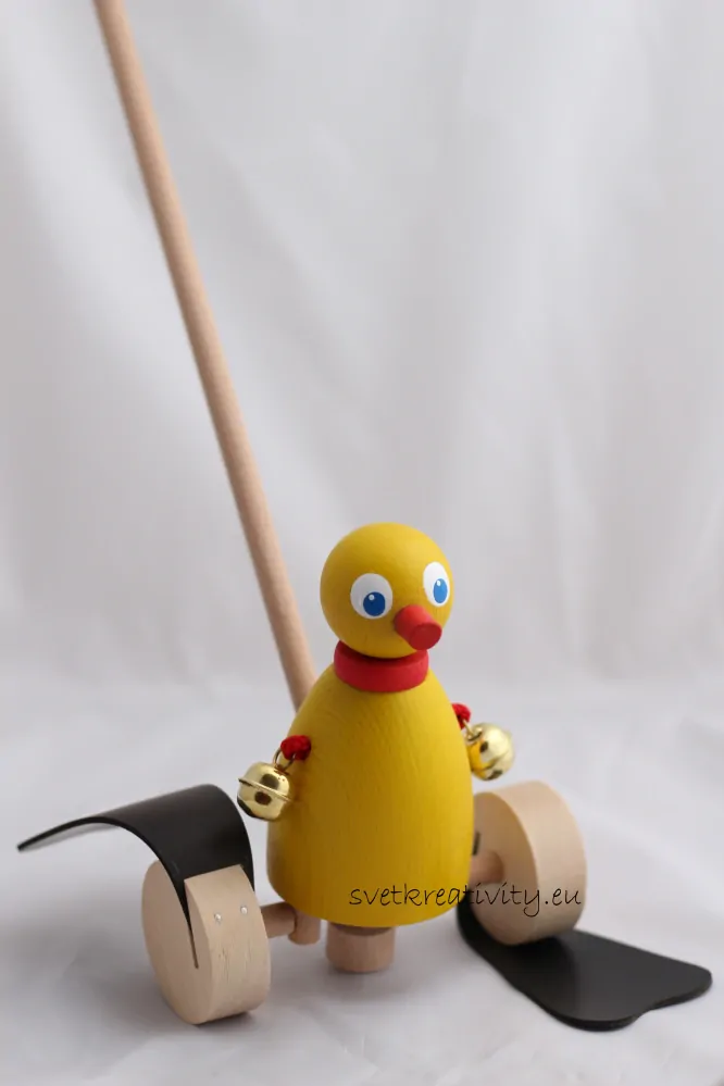 Dřevěné strkadlo - Kačenka