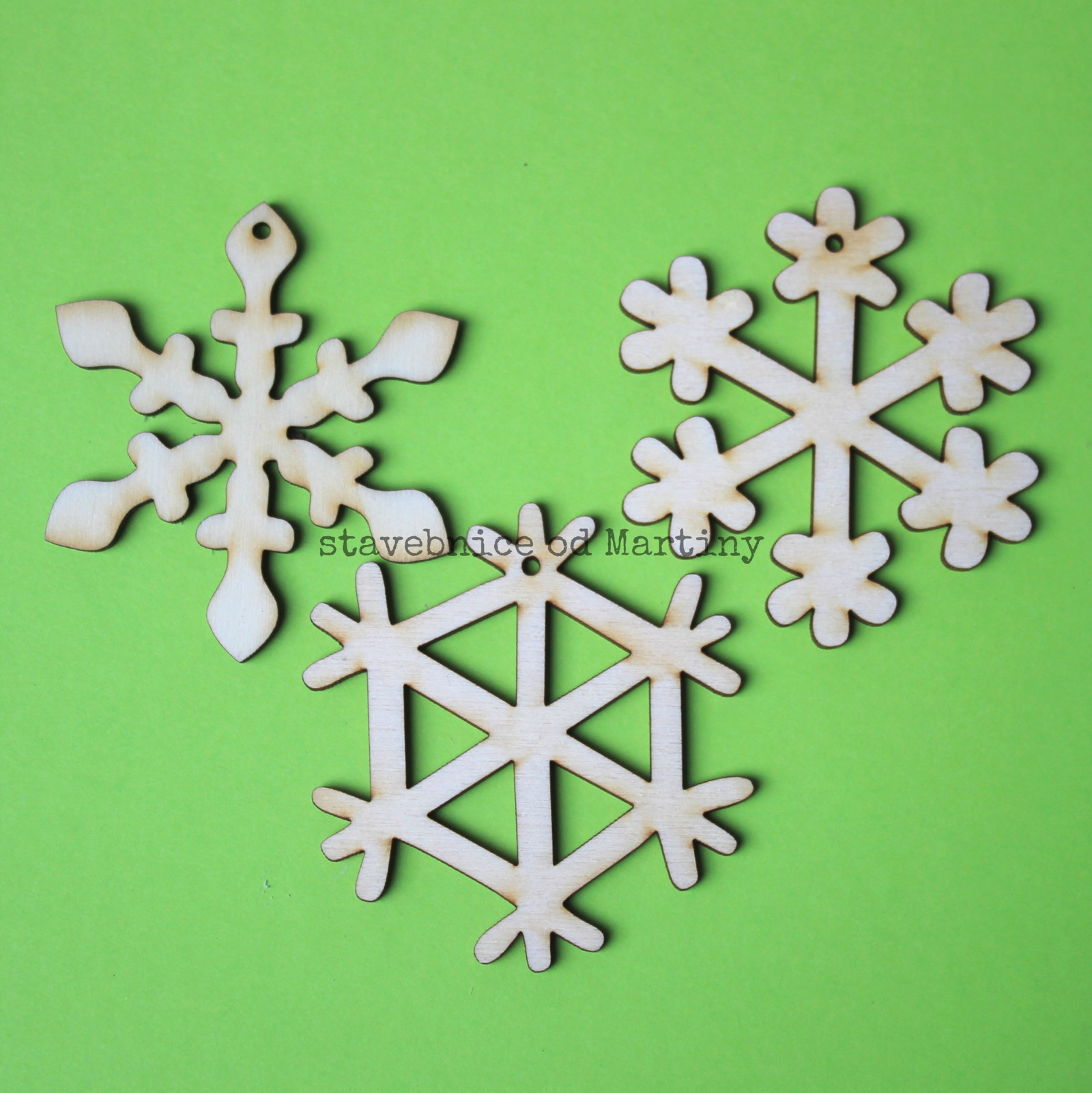 Vločky II (sada 9 ks)