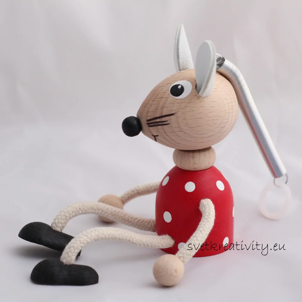 Zvířátko na pružině - Myška