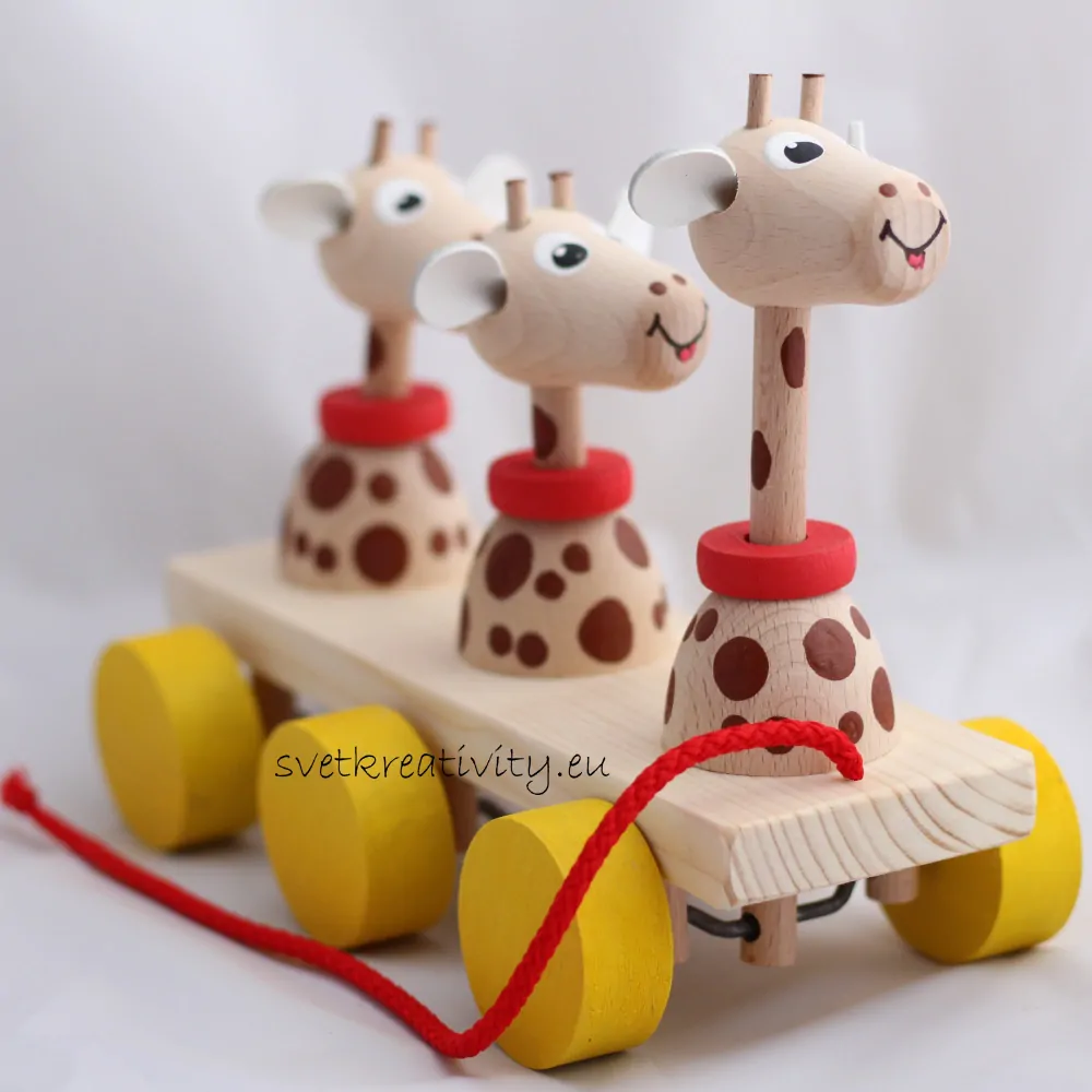 Tahací zvířátka - Žirafky