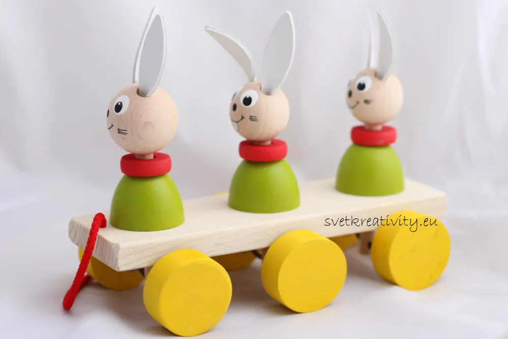 Tahací zvířátka - Zajíčci