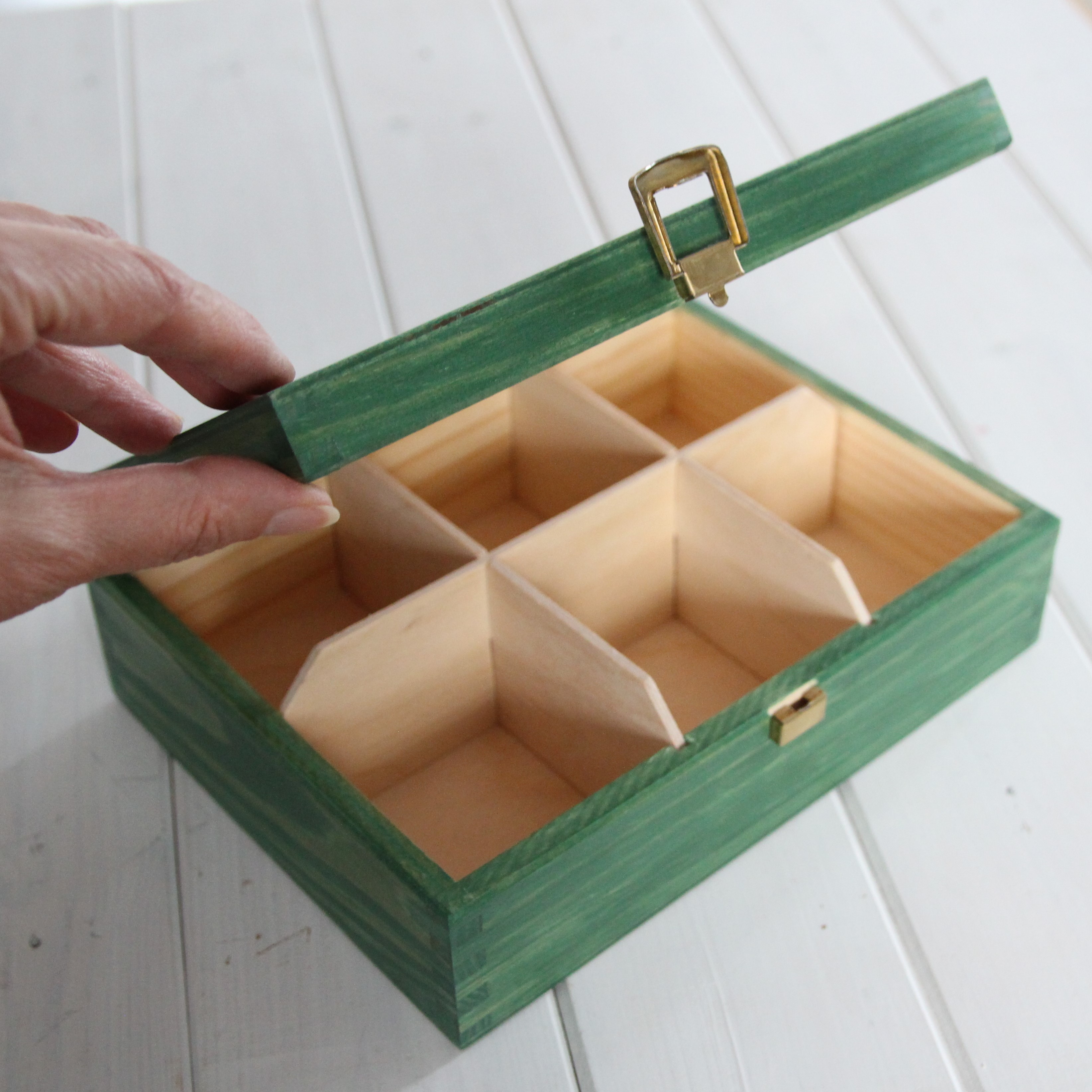 Krabička Tmavě zelená