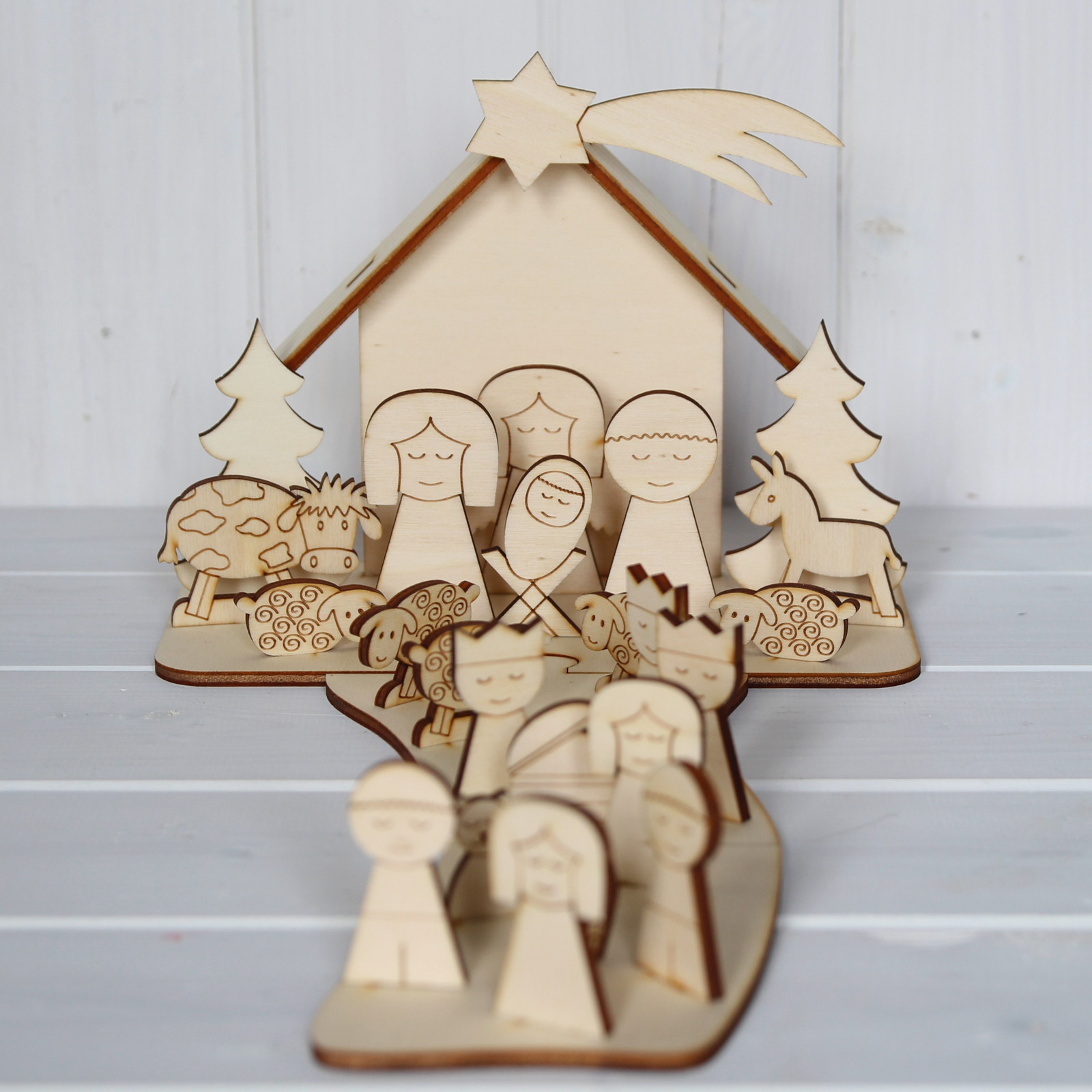 Cesta k betlému jako adventní kalendář