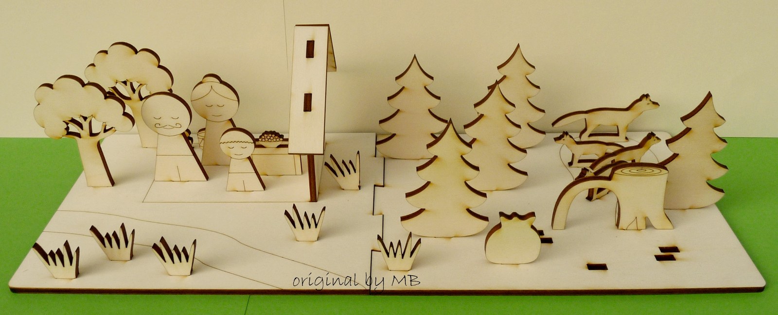 Budulínek - pohádková skládačka