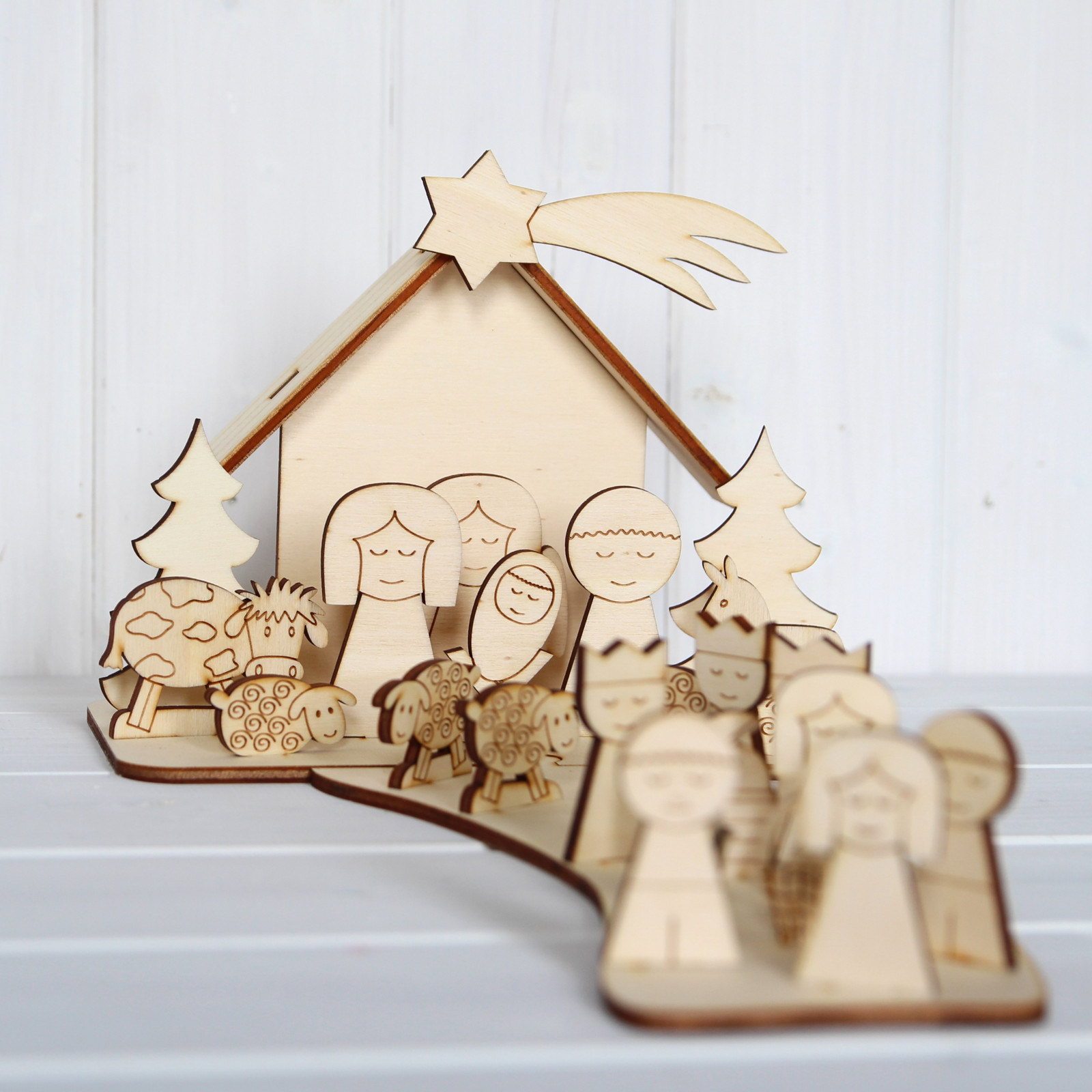 Cesta k betlému jako adventní kalendář